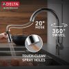 DELTA Trinsic Single Handle Pull-Down Kitchen Faucet — Chrome