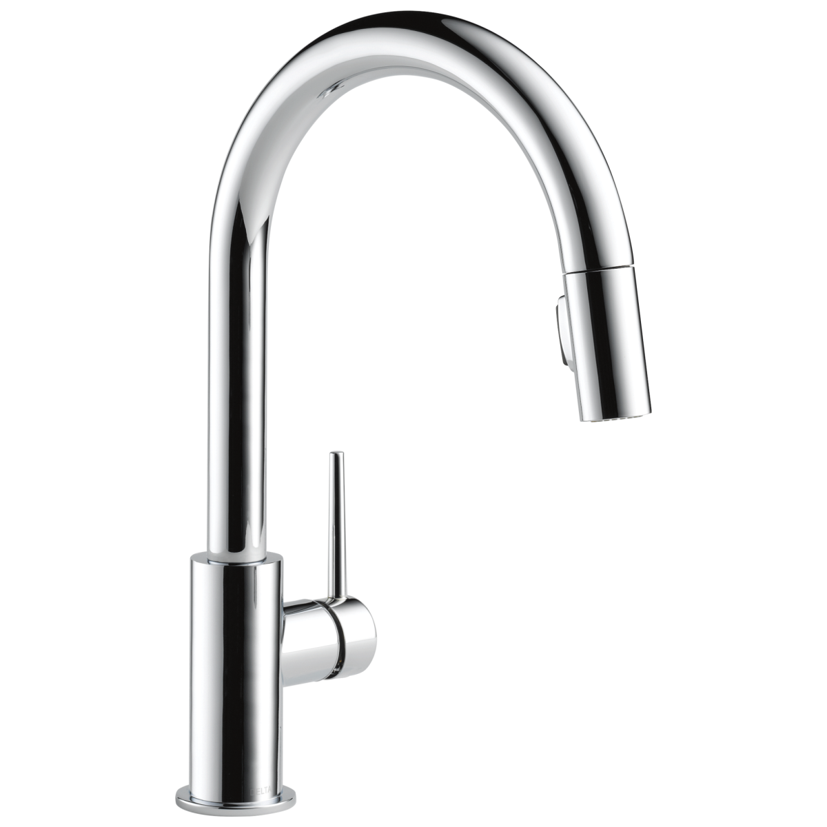 DELTA Trinsic Single Handle Pull-Down Kitchen Limited Swivel — Chrome