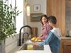 DELTA Other Contemporary Round Beverage Faucet — Matte Black