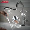 DELTA Trinsic VoiceIQ Kitchen Faucet with Touch2O Technology with Touchless Technology — Arctic Stainless