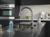 DELTA Trinsic VoiceIQ Single-Handle Pull-Down Kitchen Faucet with Touch2O Technology — Arctic Stainless