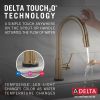 DELTA Trinsic VoiceIQ Single-Handle Pull-Down Kitchen Faucet with Touch2O Technology — Champagne Bronze