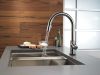 DELTA Trinsic VoiceIQ Single-Handle Pull-Down Kitchen Faucet with Touch2O Technology Technology — Black Stainless