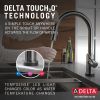 DELTA Trinsic VoiceIQ Single-Handle Pull-Down Kitchen Faucet with Touch2O Technology Technology — Black Stainless