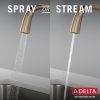 DELTA Stryke Single Handle Pull-Down Kitchen Faucet — Lumicoat® Champagne Bronze