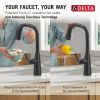 DELTA Stryke Touch2O Technology Kitchen Faucet with Touchless Technology — Matte Black