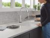 DELTA Stryke Touch2O Technology Kitchen Faucet with Touchless Technology — Lumicoat® Chrome