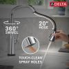 DELTA Stryke Touch2O Technology Kitchen Faucet with Touchless Technology — Lumicoat® Chrome