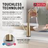 DELTA Stryke VoiceIQ Single Handle Pull-Down Faucet with Touch2O Technology — Lumicoat® Champagne Bronze