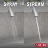 DELTA Stryke VoiceIQ Single Handle Pull-Down Faucet with Touch2O Technology — Lumicoat® Chrome