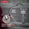 DELTA Stryke Touch2O  Pull-Down Kitchen w/ Voice — Lumicoat® Arctic Stainless