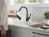 DELTA Leland Single Handle Pull-Down Kitchen Faucet With ShieldSpray Technology — Matte Black