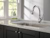 DELTA Leland Single Handle Pull-Down Kitchen Faucet with ShieldSpray Technology — Chrome