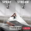 DELTA Leland Single Handle Pull-Down Kitchen Faucet with ShieldSpray Technology — Chrome