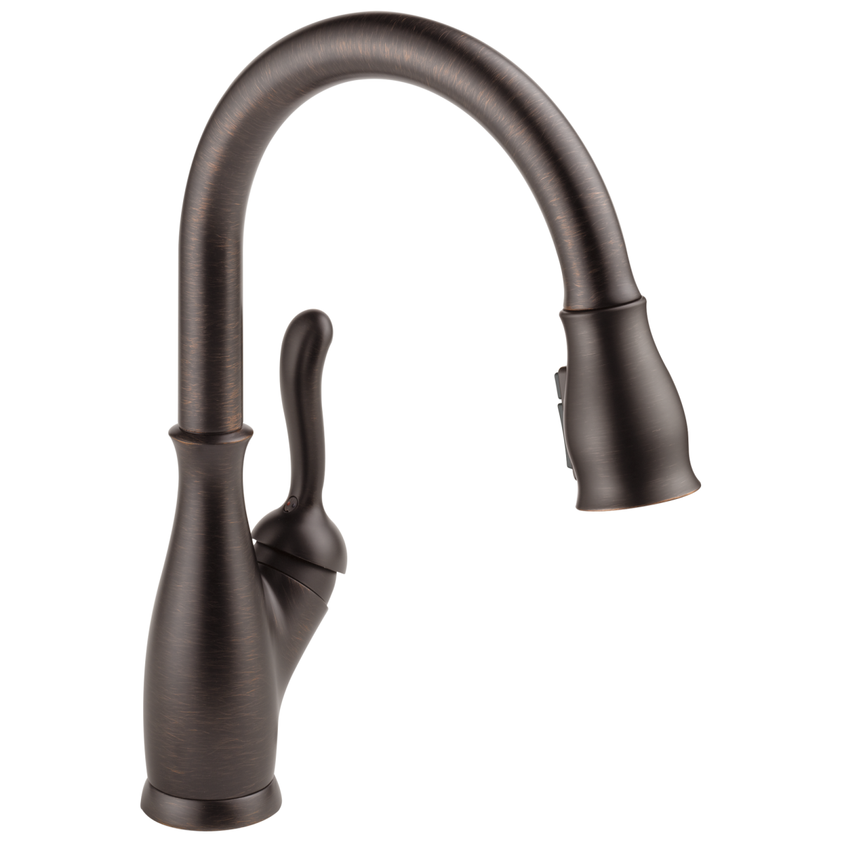 DELTA Leland Single Handle Pull-Down Kitchen Faucet with ShieldSpray Technology — Venetian Bronze
