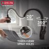 DELTA Leland Single Handle Pull-Down Kitchen Faucet with ShieldSpray Technology — Venetian Bronze