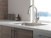 DELTA Leland Single Handle Pull-Down Kitchen Faucet with ShieldSpray Technology — Spotshield Stainless