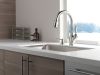 DELTA Leland Single Handle Pull-Down Kitchen Faucet with ShieldSpray Technology — Spotshield Stainless