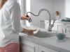 DELTA Leland Single Handle Pull-Down Kitchen Faucet with Touch2O and ShieldSpray Technologies — Arctic Stainless
