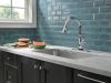 DELTA Leland Single Handle Pull-Down Kitchen Faucet with Touch2O and ShieldSpray Technologies — Chrome