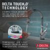 DELTA Leland Single Handle Pull-Down Kitchen Faucet with Touch2O and ShieldSpray Technologies — Chrome