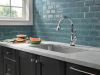 DELTA Leland Single Handle Pull-Down Kitchen Faucet with Touch2O and ShieldSpray Technologies — Chrome