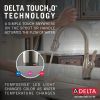 DELTA Leland Single Handle Pull-Down Kitchen Faucet with Touch2O and ShieldSpray Technologies — Spotshield Stainless