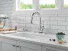 DELTA Leland Touch2O Technology Kitchen Faucet with Touchless Technology — Chrome