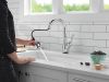 DELTA Leland Touch2O Technology Kitchen Faucet with Touchless Technology — Chrome