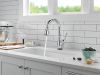 DELTA Leland Touch2O Technology Kitchen Faucet with Touchless Technology — Chrome