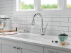 DELTA Leland Touch2O Technology Kitchen Faucet with Touchless Technology — Chrome