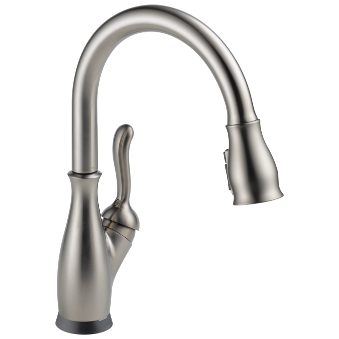 DELTA Leland Touch2O Technology Kitchen Faucet with Touchless Technology — Spotshield Stainless
