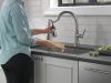 DELTA Coranto Single Handle Pull-Down Kitchen Faucet — Arctic Stainless