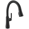 DELTA Coranto Single Handle Pull-Down Kitchen Faucet — Matte Black