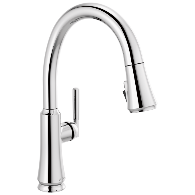 DELTA Coranto Single Handle Pull-Down Kitchen Faucet — Chrome