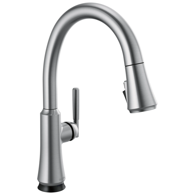 DELTA Coranto Single Handle Pull-Down Kitchen Faucet with Touch2O Technology — Arctic Stainless