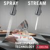 DELTA Coranto Single Handle Pull-Down Kitchen Faucet with Touch2O Technology — Arctic Stainless