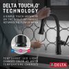 DELTA Coranto Single Handle Pull-Down Kitchen Faucet with Touch2O Technology — Matte Black