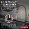 DELTA Coranto Single Handle Pull-Down Kitchen Faucet with Touch2O Technology Technology — Champagne Bronze