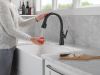 DELTA Coranto Touch2O Technology Kitchen Faucet with Touchless Technology — Matte Black