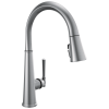 DELTA Emmeline Single Handle Pull-Down Kitchen Faucet — Lumicoat® Arctic Stainless