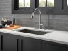 DELTA Emmeline Single Handle Pull-Down Kitchen Faucet — Lumicoat® Arctic Stainless