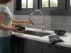DELTA Emmeline Single Handle Pull-Down Kitchen Faucet — Lumicoat® Arctic Stainless