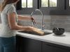 DELTA Emmeline Single Handle Pull-Down Kitchen Faucet — Lumicoat® Arctic Stainless