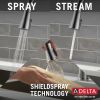 DELTA Emmeline Single Handle Pull-Down Kitchen Faucet — Lumicoat® Arctic Stainless