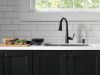 DELTA Emmeline Single Handle Pull-Down Kitchen Faucet — Matte Black