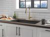 DELTA Emmeline Single Handle Pull-Down Kitchen Faucet — Lumicoat® Champagne Bronze