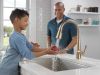 DELTA Emmeline Single Handle Pull-Down Kitchen Faucet — Lumicoat® Champagne Bronze