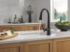 DELTA Emmeline Touch2O Technology Kitchen Faucet with Touchless Technology — Matte Black