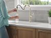 DELTA Renaldi Single Handle Pull-Down Kitchen Faucet — Lumicoat® Polished Nickel